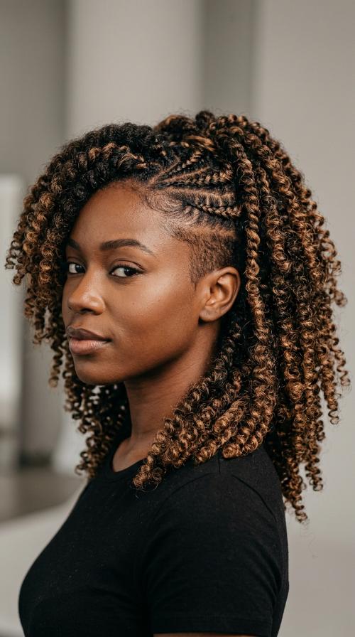 Sculpted Coiled Fade