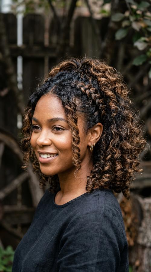 Shag Bob with Curls