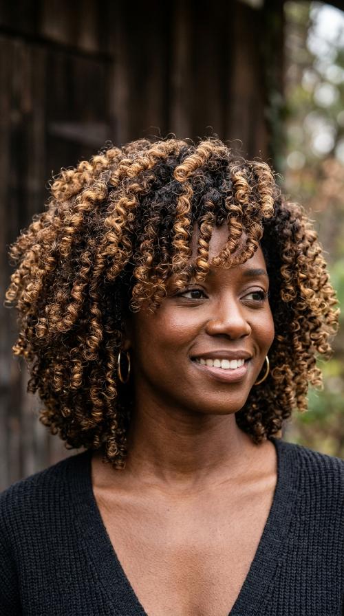 Shingled Short Curls