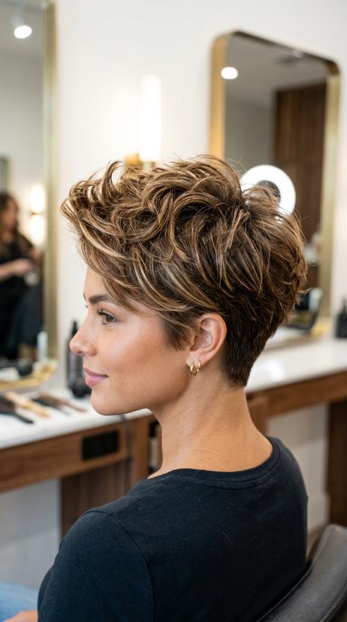 Short Faux Hawk