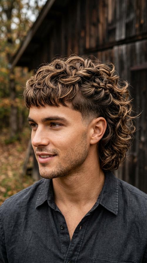 Short Fringe Fade