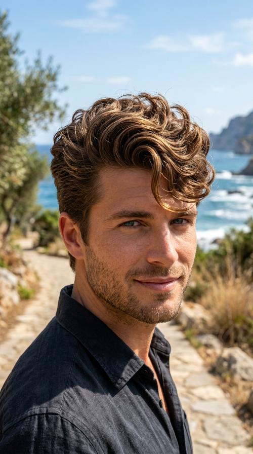 Short Wavy Quiff
