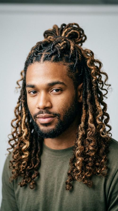Shoulder Length Mature Locs