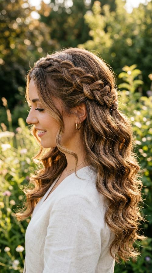 Side Braided Accent