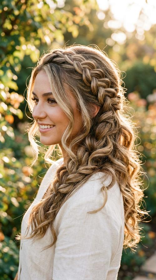 Side Dutch Braid