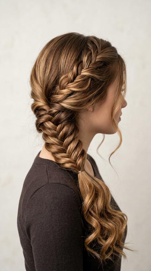 Side Fishtail Braid