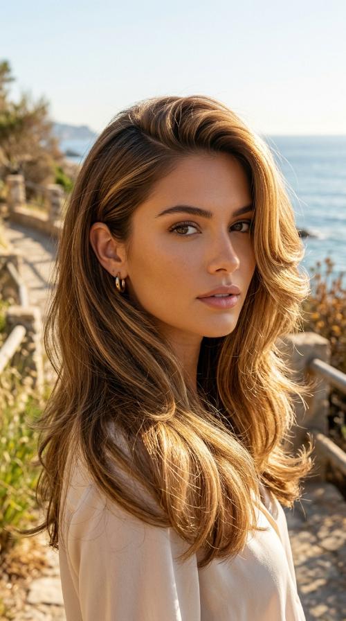 Side Part with Ear Tuck
