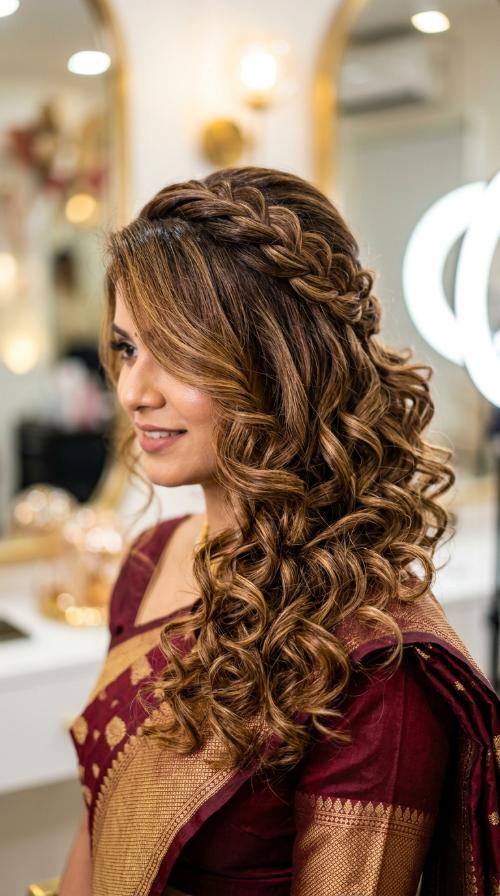 Side Swept Curls