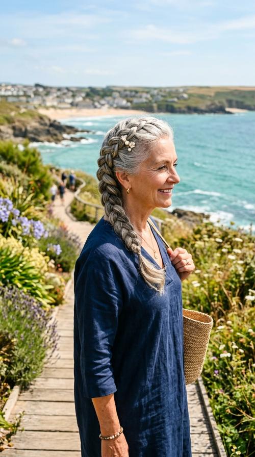 Side-Swept Dutch Braid