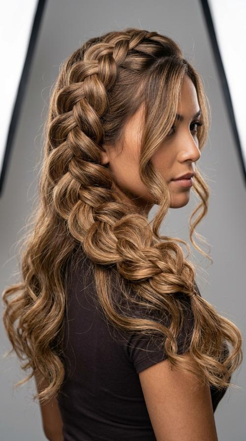 Side-Swept Dutch Braid