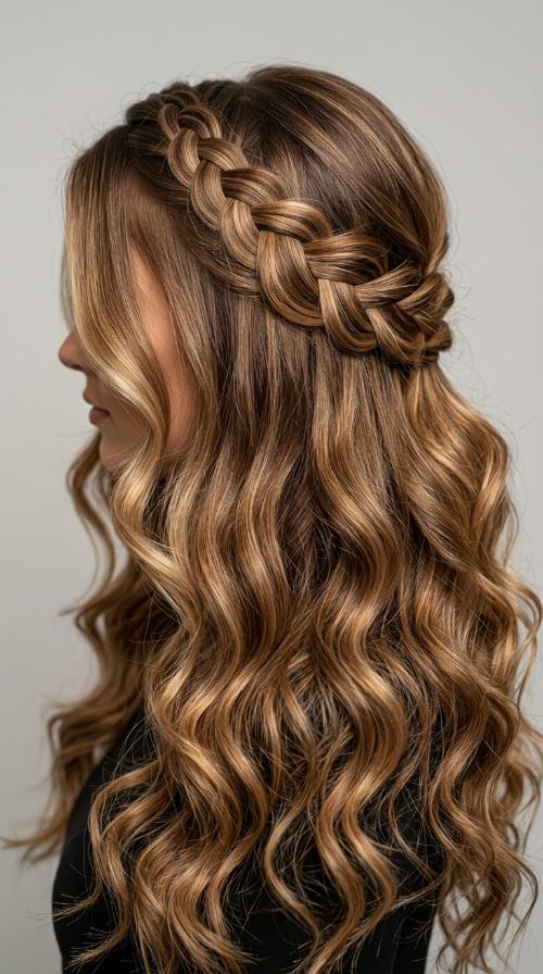 Side Swept Dutch Braid