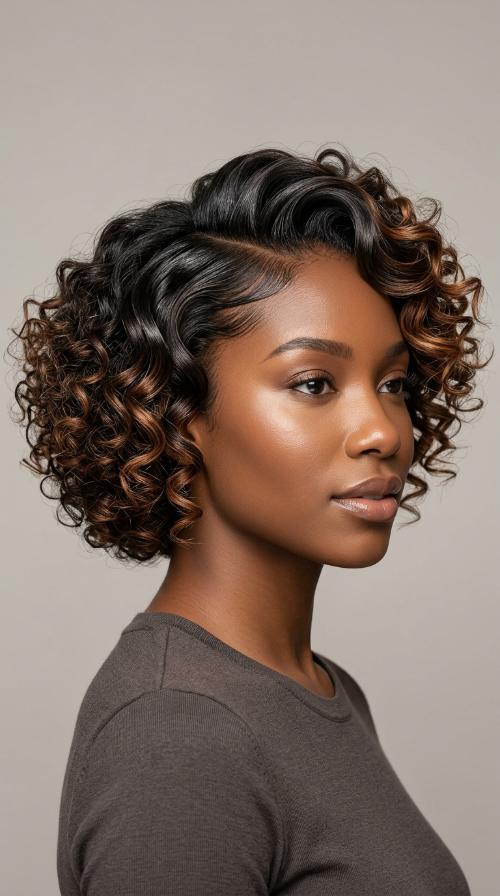 Side-Swept Finger Waves