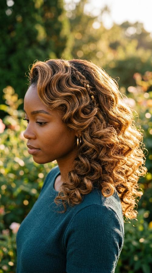 Side-Swept Finger Waves