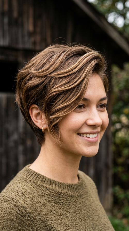 Side-Swept Pixie