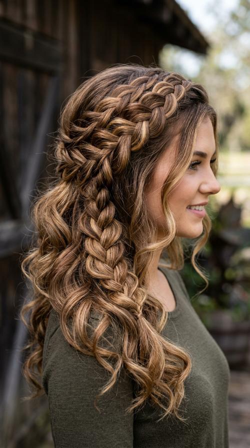 Side-Swept Plait