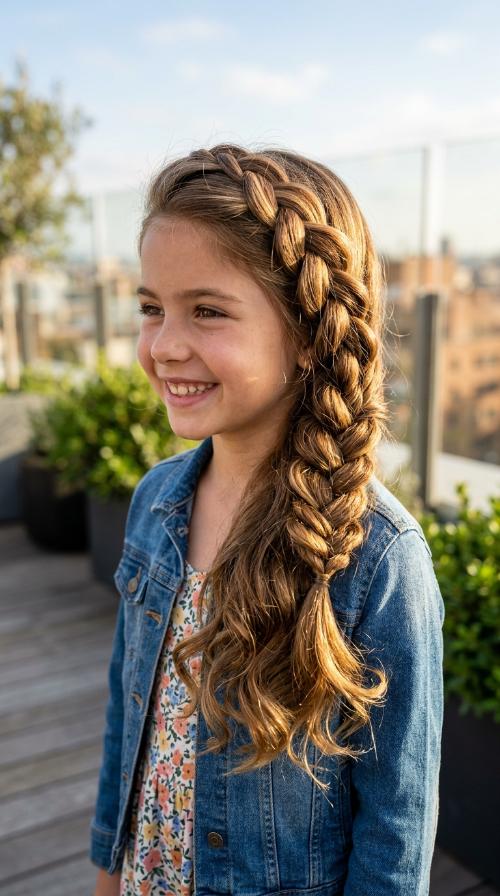 Side-Swept Rope Braid