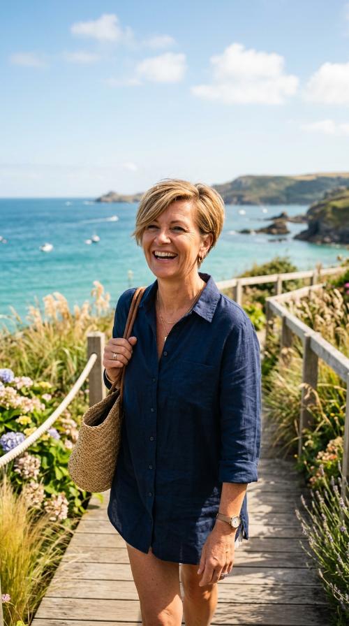 Side-Swept Short Cut