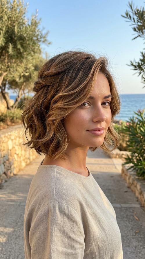 Side-Swept Short Shag