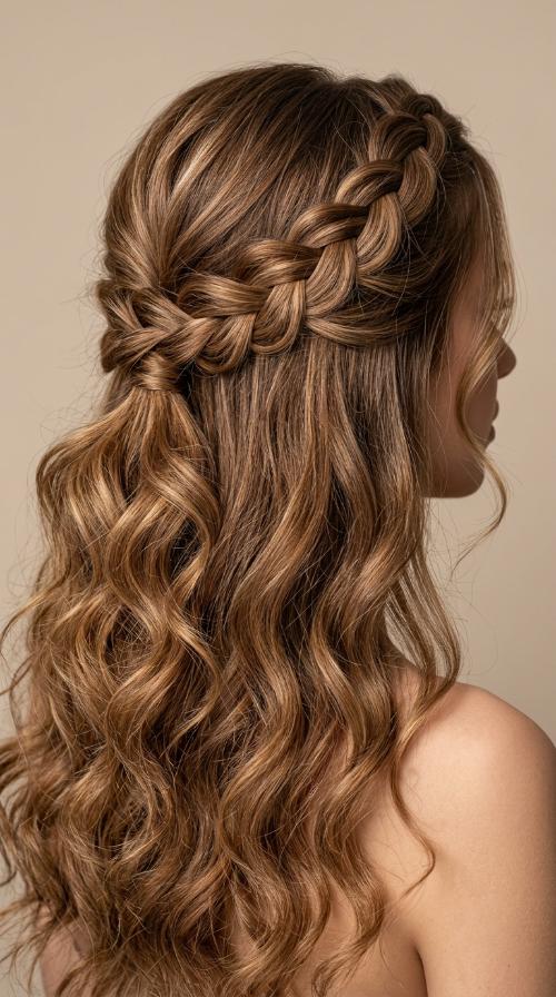 Side-Swept Simple Braid