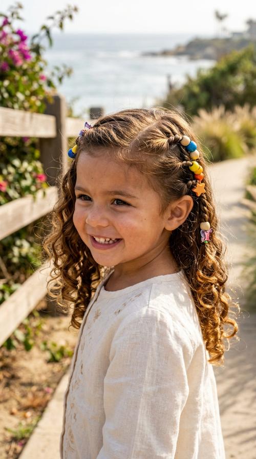 Side-Swept Twists with Lockdown Bead Clips