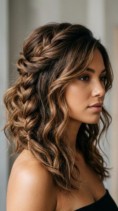 Side-Twisted Bangs
