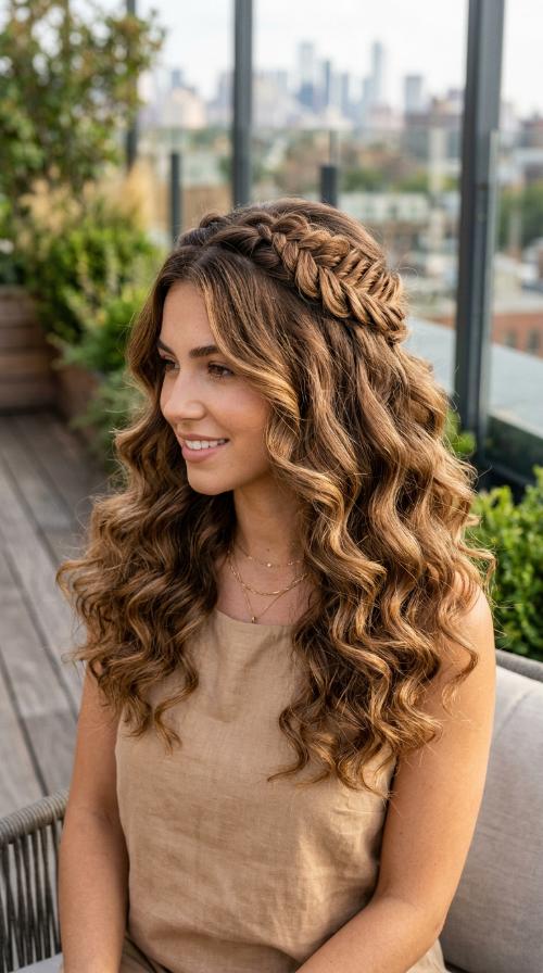 Silk Scarf Curls