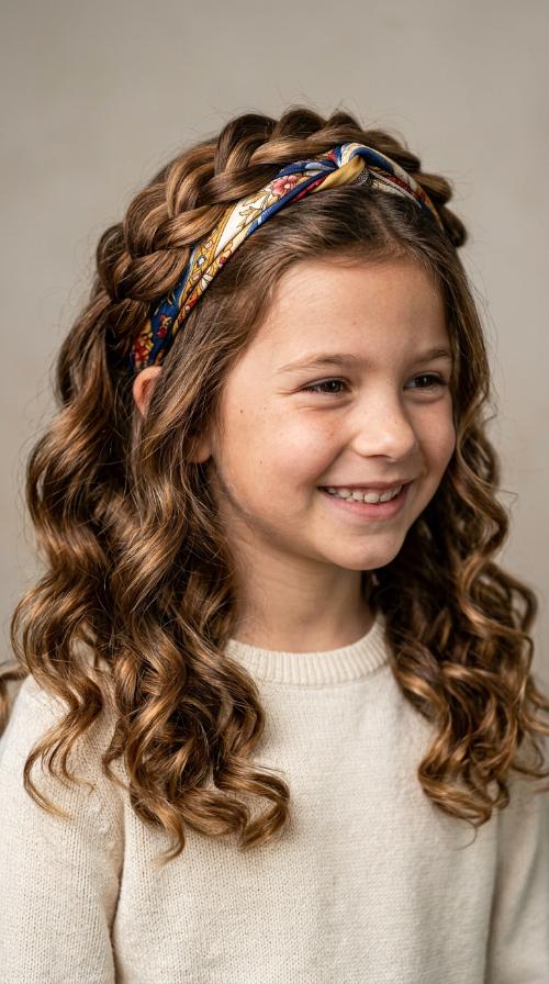 Silk Scarf Headband Wrap