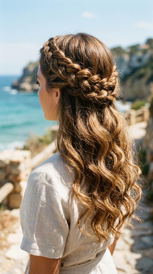 Simple Crown Braid