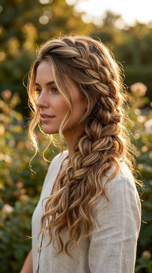 Simple Side Braid