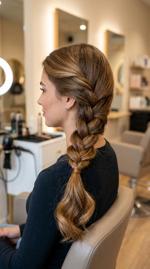 Simple Three-Strand Side Braid