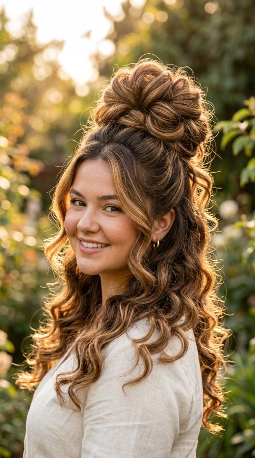 Sky-High Top Knot