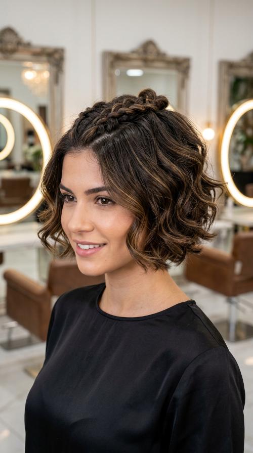 Sleek Ear-Length Crop