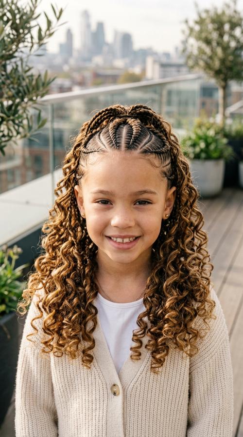 Sleek Feed-in Braids