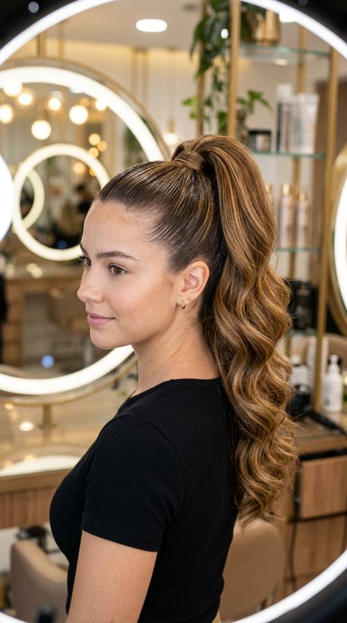 Sleek High Ponytail