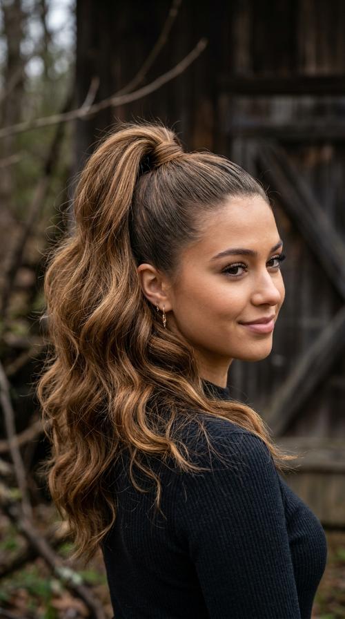 Sleek High Ponytail