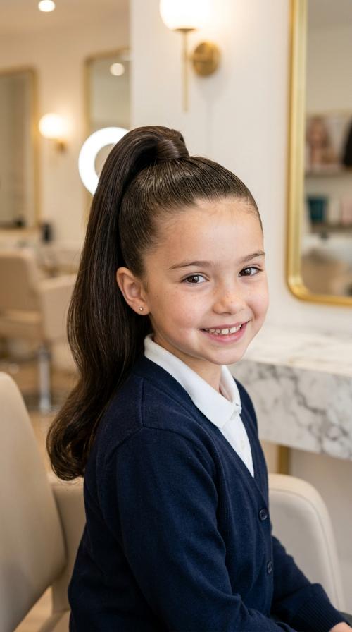 Sleek High Ponytail