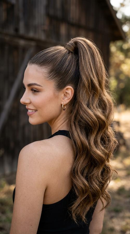 Sleek High Ponytail