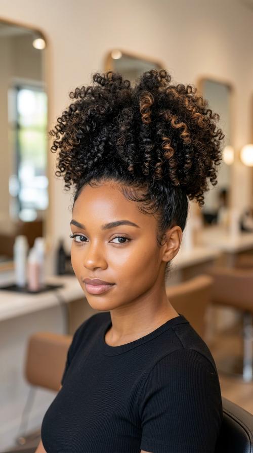 Sleek High Puff