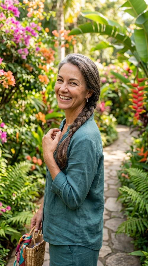Sleek Low Braid