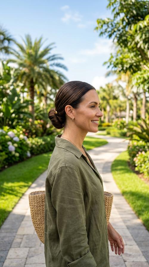 Sleek Low Bun