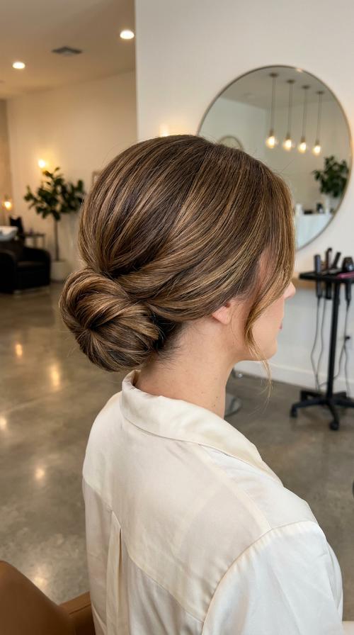 Sleek Low Bun