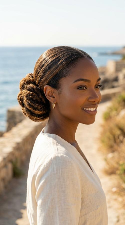 Sleek Low Bun