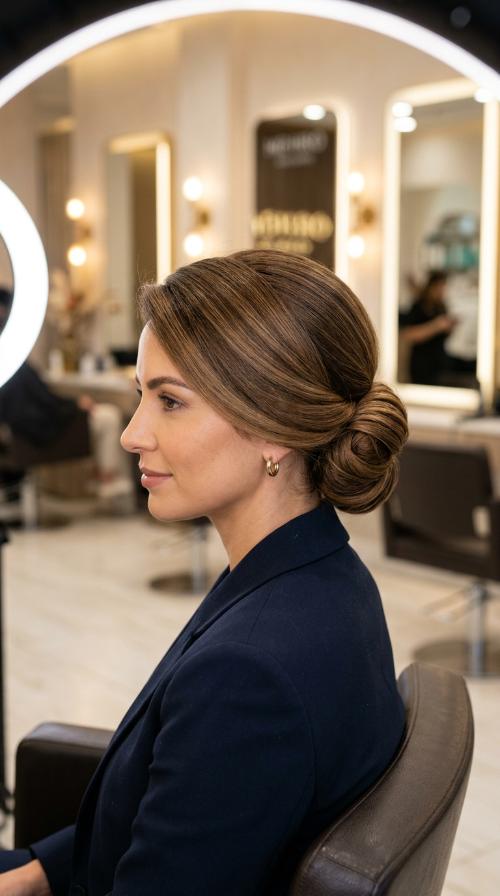 Sleek Low Bun