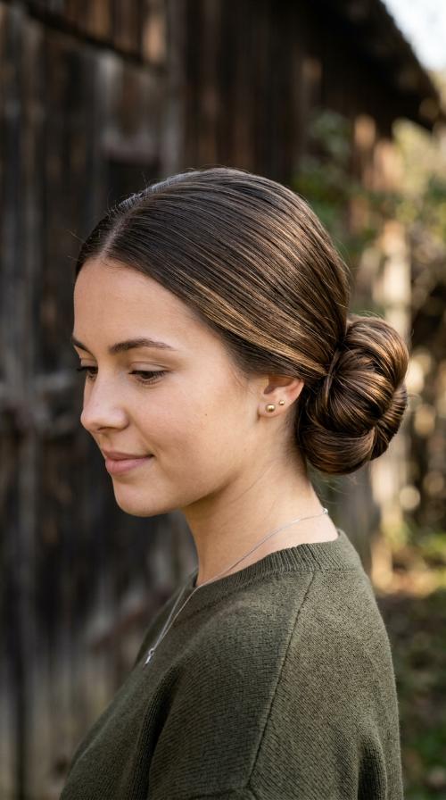 Sleek Low Bun