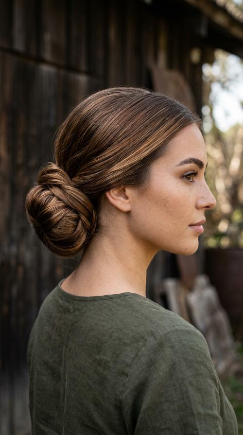 Sleek Low Bun