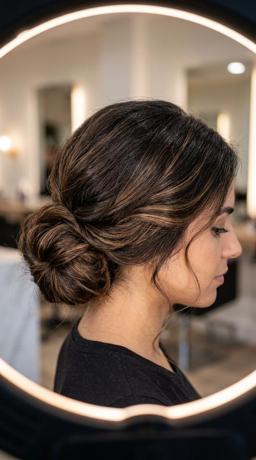 Sleek Low Bun