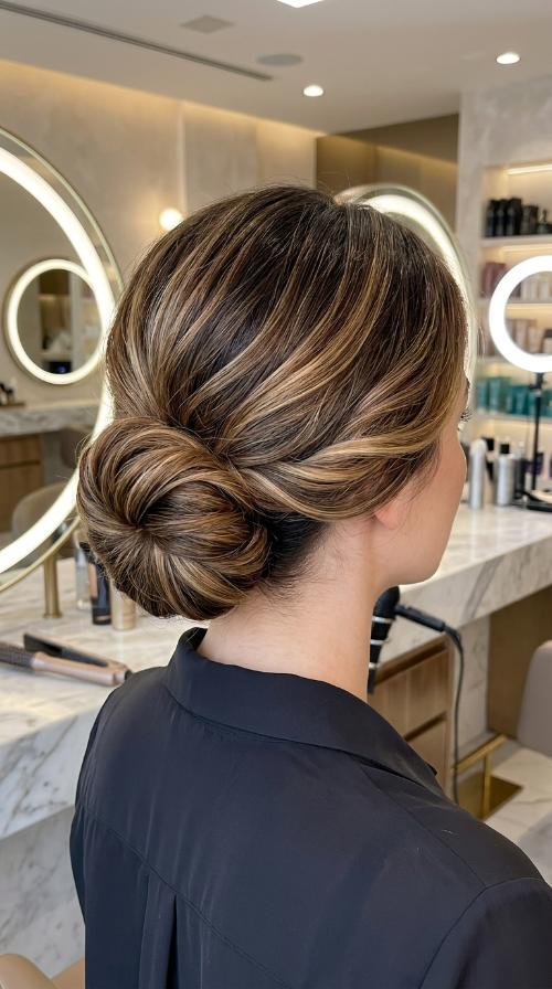 Sleek Low Bun