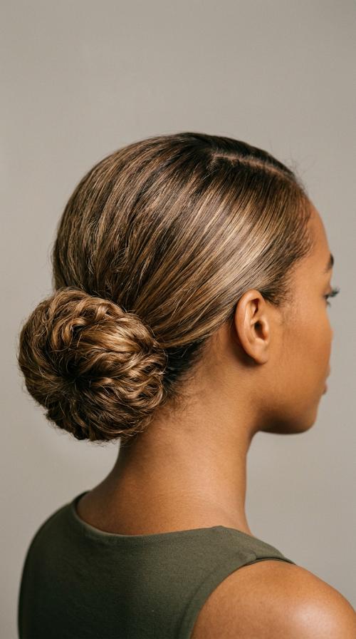 Sleek Low Bun