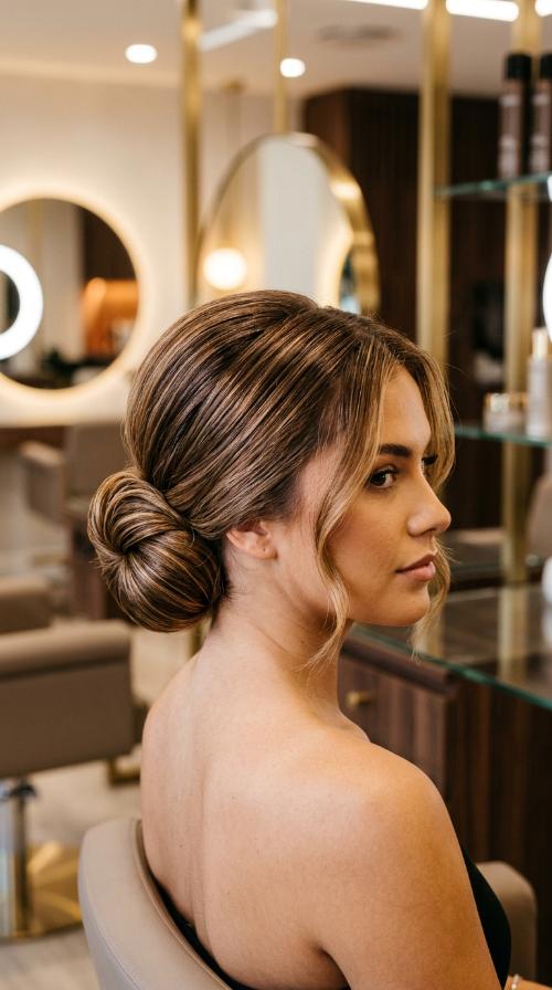 Sleek Low Bun