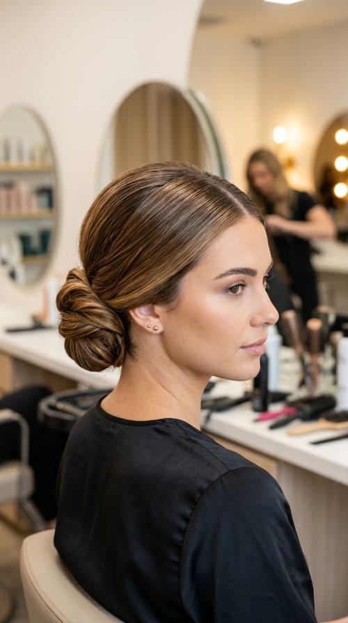Sleek Low Bun